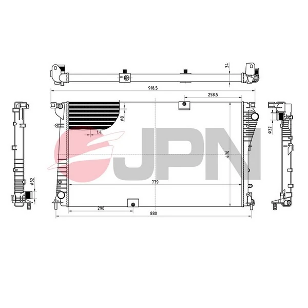 Água radiador Peugeot/Citroen 93857125 precio, desde 157,54 EUR