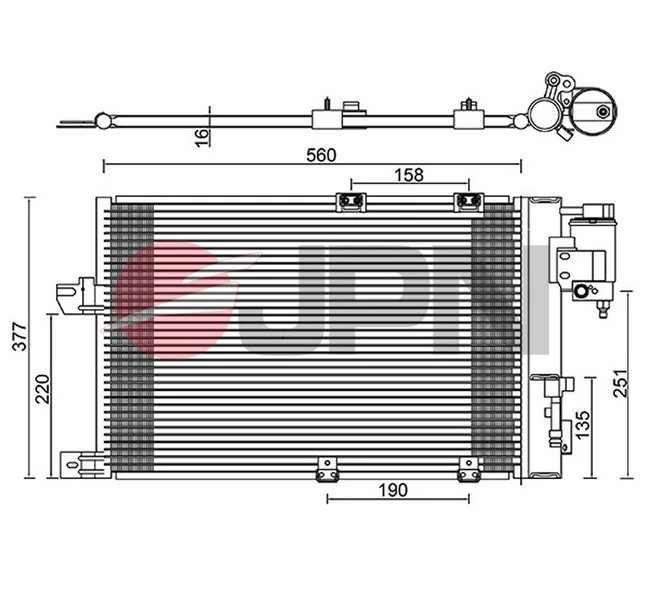Comprar 93190621 General Motors Condensador de aire acondicionado