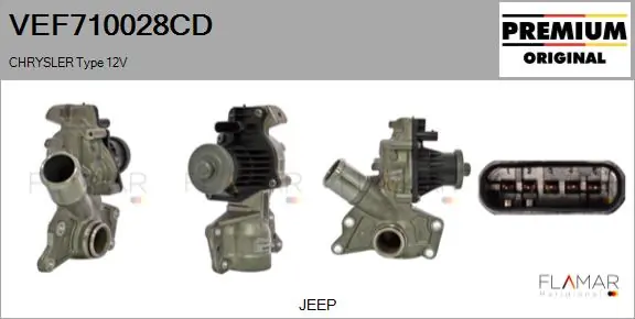 Válvula EGR Jeep Wrangler  (2017-2026)