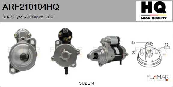 Arranque motores Suzuki Alto II (1986-1993)