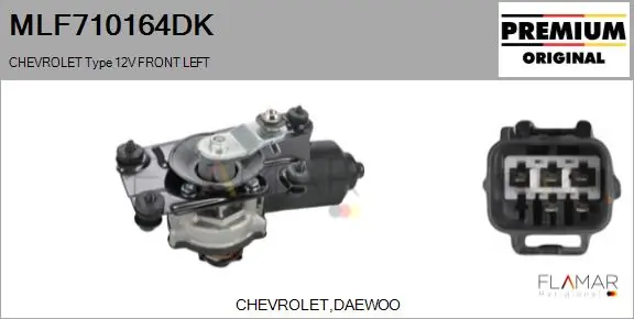 Motor limpiaparabrisas para Chevrolet Aveo I T200