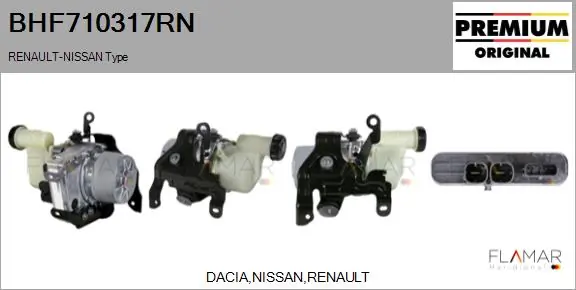 Bomba hidráulica de dirección para Dacia Logan II L8_