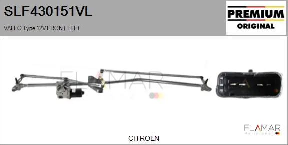 Trapezio del limpiaparabrisas Citroen C4 II hatchback (B7) (2010 - 2026) precio, desde 60,98 EUR