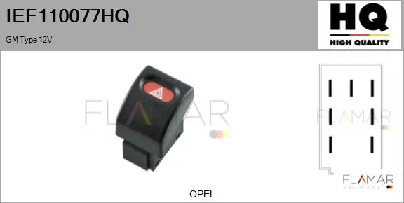 Interruptor warning Opel Astra  desde 15,67 €