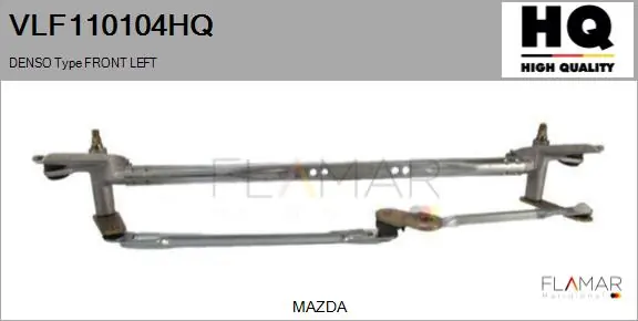 Trapezio del limpiaparabrisas Mazda 6  (GY)