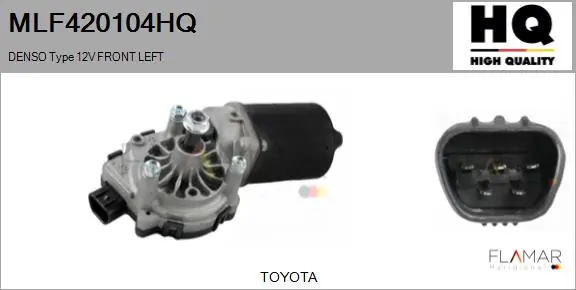 Motor del limpiaparabrisas Toyota Yaris 