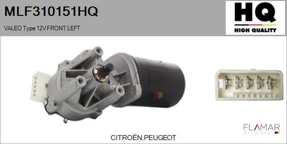 Motor limpiaparabrisas para Citroen Saxo  S0, S1