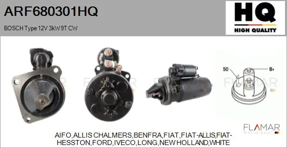 ARF680301HQ Flamar