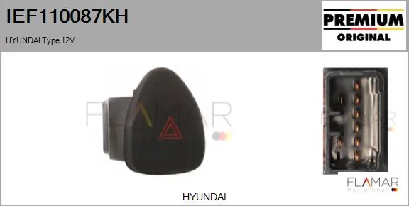Interruptor warning para Hyundai Atos  (MX)