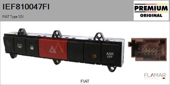 Interruptor warning Fiat Ducato III (250)