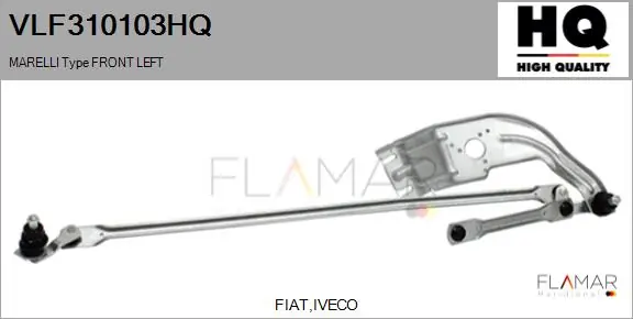 Precio del repuesto Trapezio del limpiaparabrisas Daily I-II furgoneta