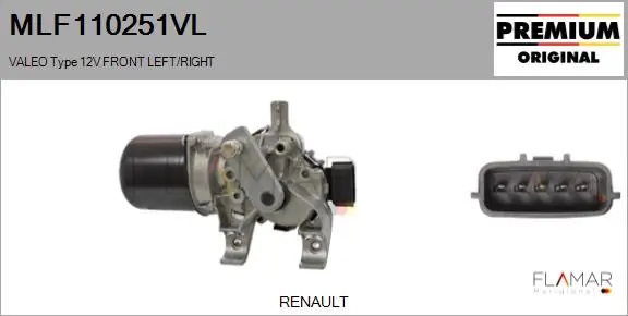 Motor del limpiaparabrisas Renault Megane IV