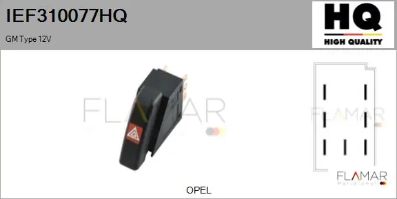 Interruptor warning Opel Vectra hatchback comprar en España