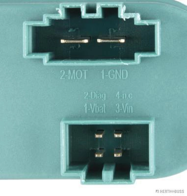 75614285 HB Autoelektrik Resistencia del ventilador del habitáculo trasera