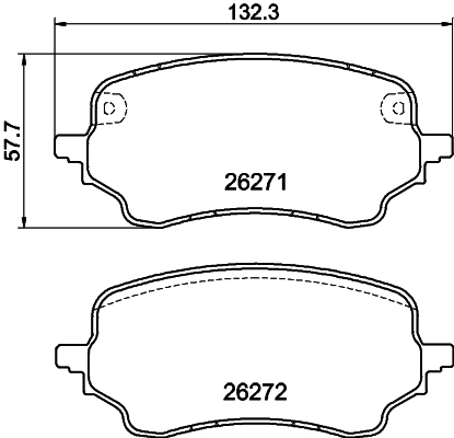 Comprar 2588897 Ford Pastillas delanteras de freno