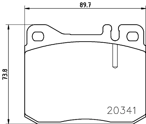 Pastillas de freno delanteras para Mercedes S  (W126)