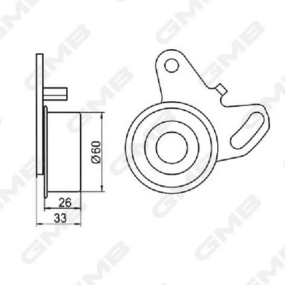 Tensor de la correa de distribución GMB GT10032