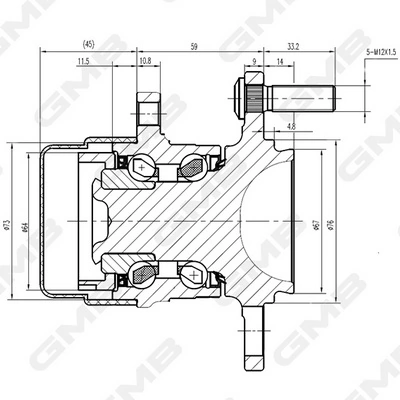 Buje de rueda Hyundai Elantra V desde 84,57 €