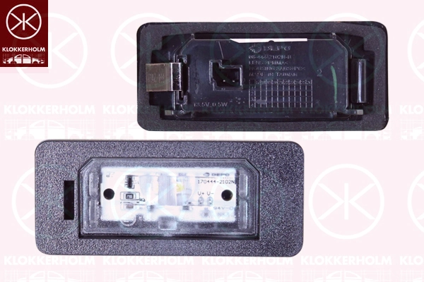 Precio del repuesto Luces LED de matricula 3  sedán