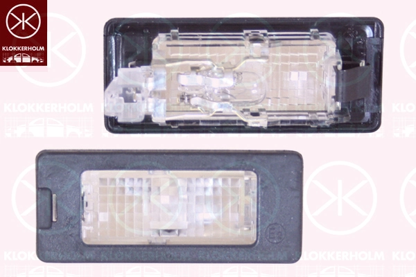Luz matricula para Volkswagen Polo 602, 604, 612, 614