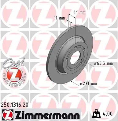 Disco de freno delantero para Ford Focus IV (HN)