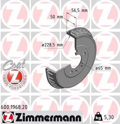 Precio del repuesto Tambor de freno trasero Polo VI hatchback