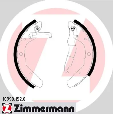 Zapatas de freno traseras para Volkswagen Transporter III (24, 25, 251)
