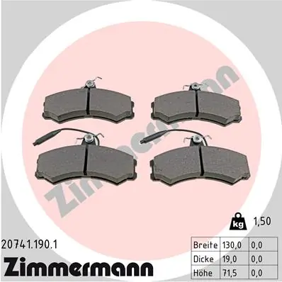 Pastillas de freno Fiat Ducato I (290)