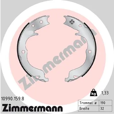 Zapatas de freno de mano Subaru Impreza II desde 33,17 €