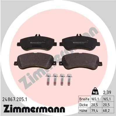 Pastillas de freno Mercedes GLK  (X204)