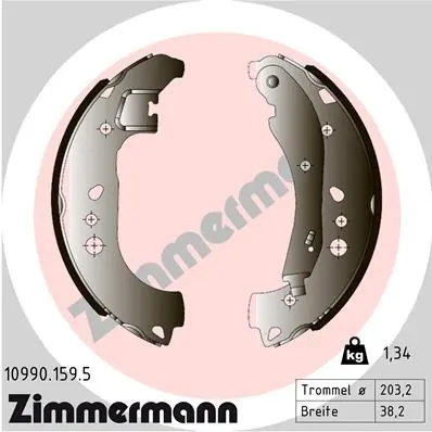 Zapatas de freno para Skoda Fabia PJ3