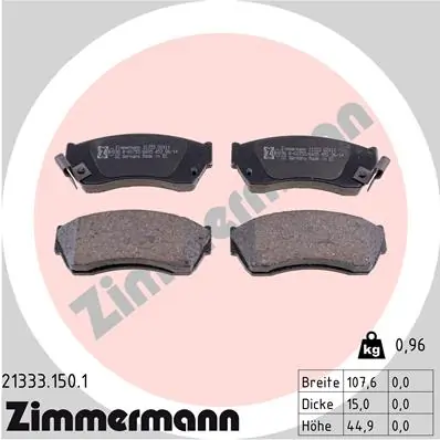 Pastillas de freno delanteras Alto III hatchback (1994-2002) original desde 25,18 €