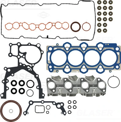 Juego de juntas de motor para Hyundai Tucson III (TL)