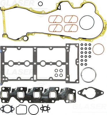 Juego de juntas superiores de motor 93188056 General Motors