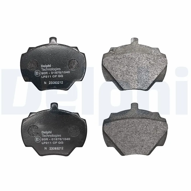 LP211 Delphi Pastillas freno traseras