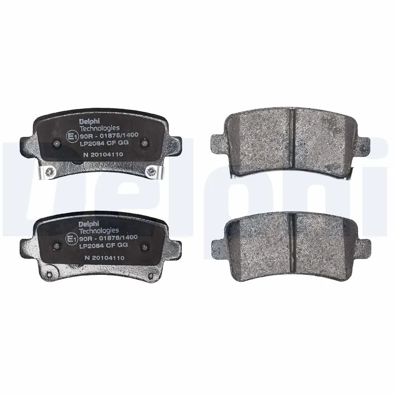 LP2084 Delphi Pastillas freno traseras