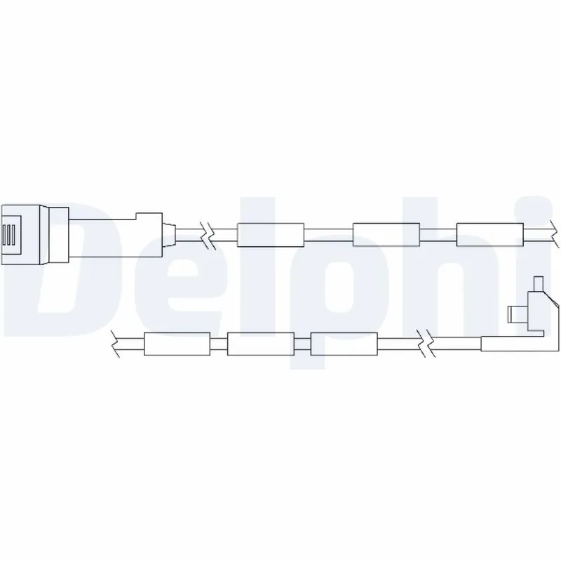 Sensor de desgaste de las pastillas de freno delanteras para Opel Kadett 35, 36, 45, 46