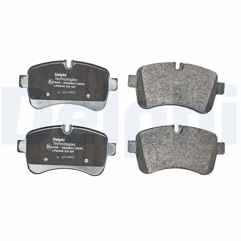 LP2040 Delphi Pastillas freno traseras