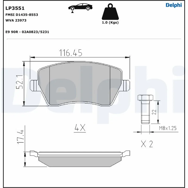 LP3551 Delphi
