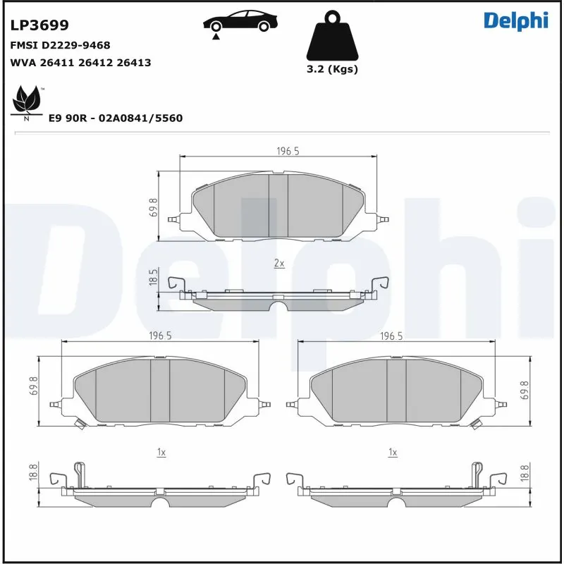 LP3699 Delphi