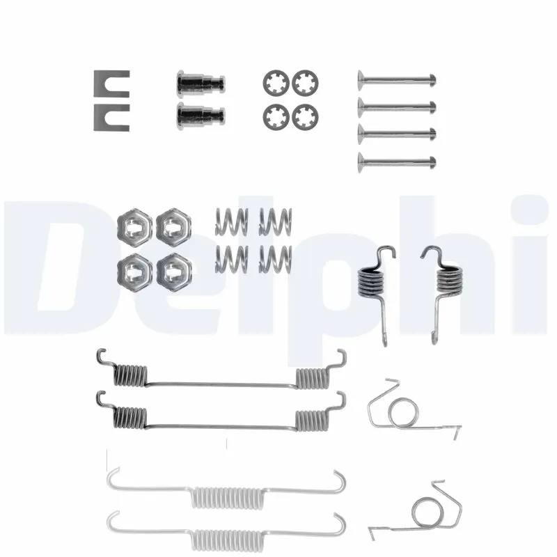 Juego de montaje, zapatas de freno traseras Ford Fiesta II (FBD)