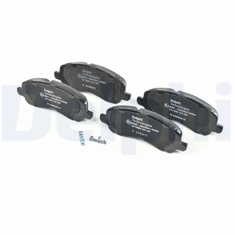 Pastillas freno delanteras Delphi LP1684 precio, desde 26,27 EUR