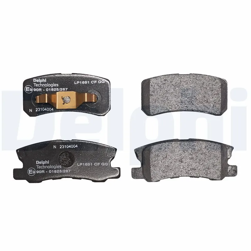 LP1691 Delphi Pastillas freno traseras