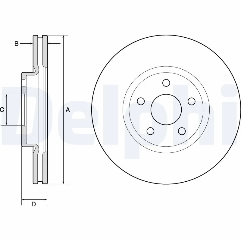 Disco de freno Ford S-Max  (CDR)