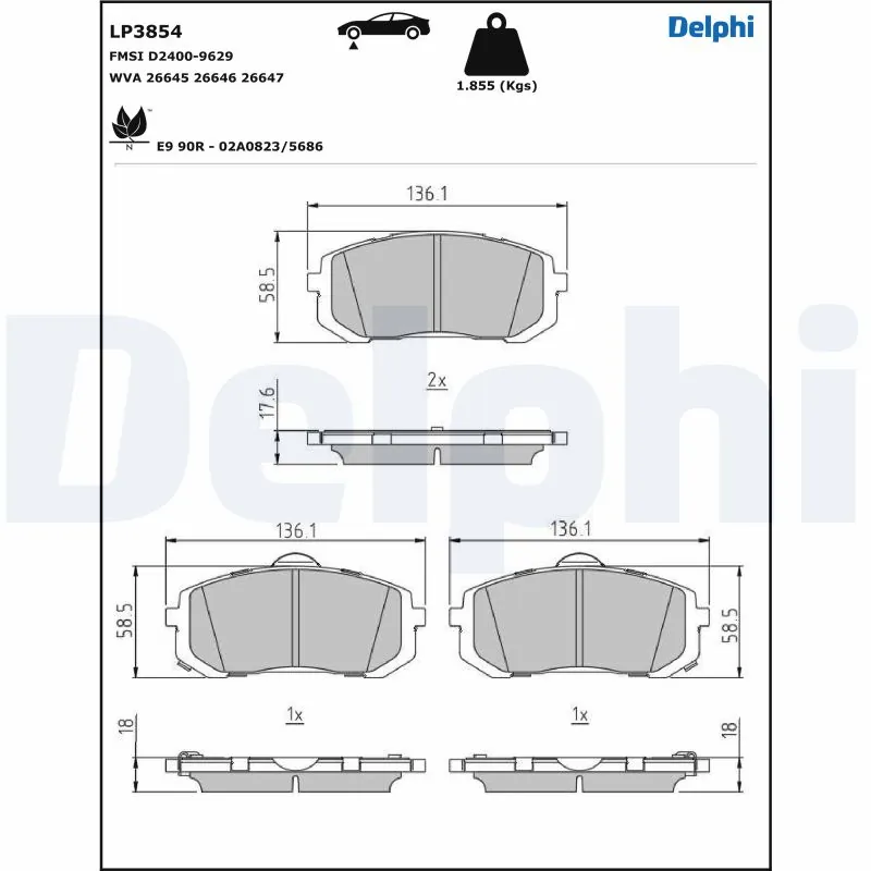 LP3854 Delphi