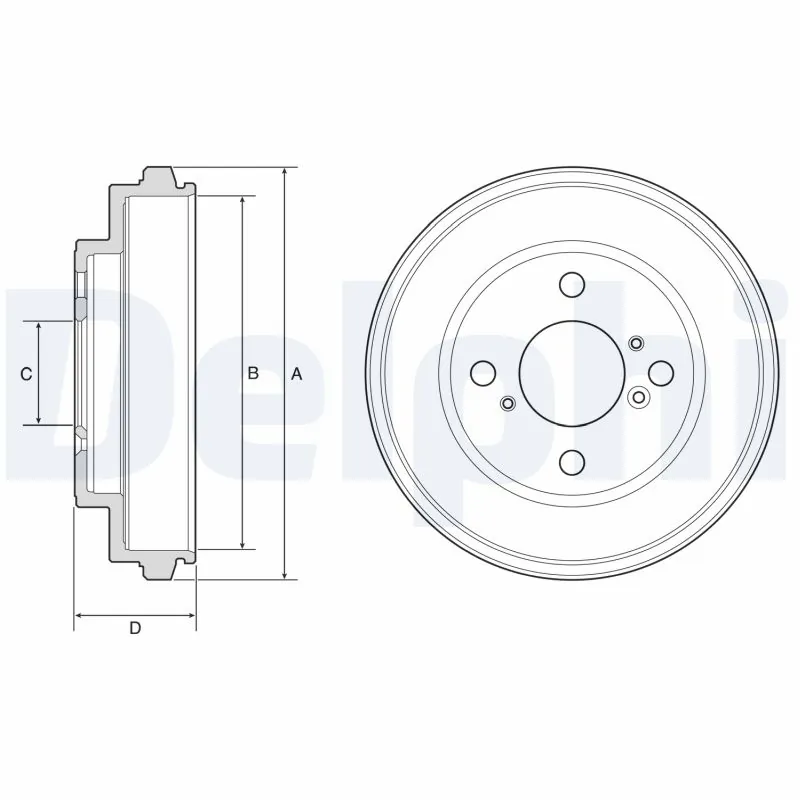 Tambor de freno trasero para Suzuki Ignis FH