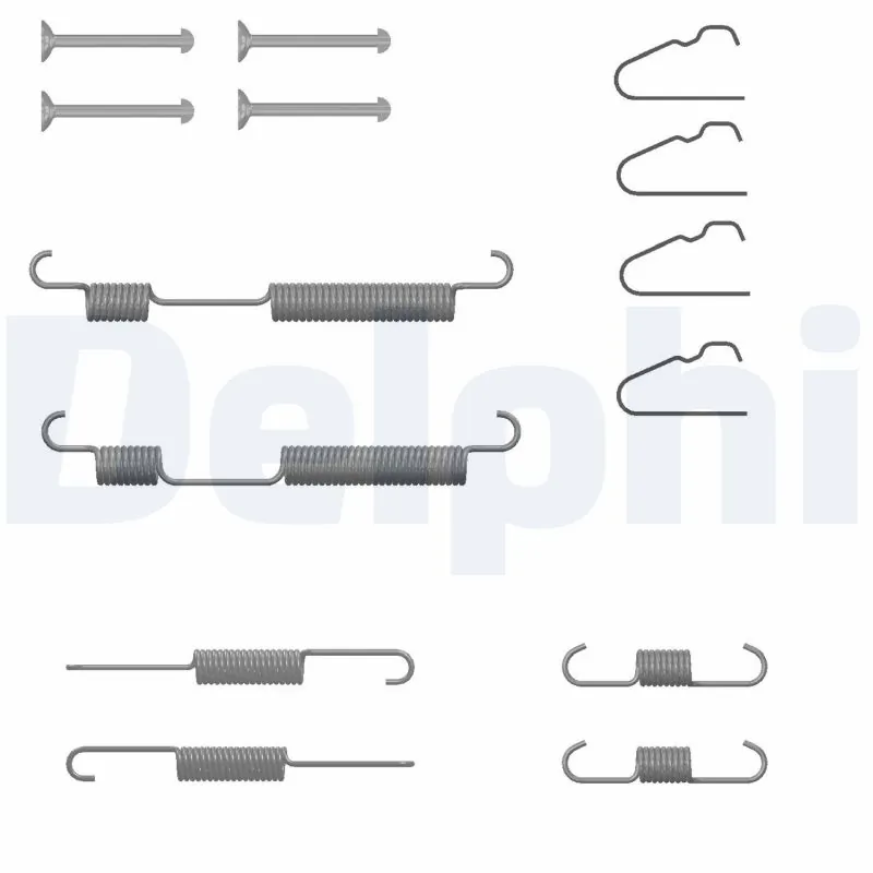 Kit de montaje de zapatas de freno traseras para KIA Rio UB