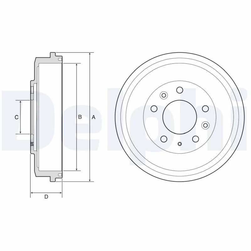 Comprar Tambor de freno trasero 626 V GF