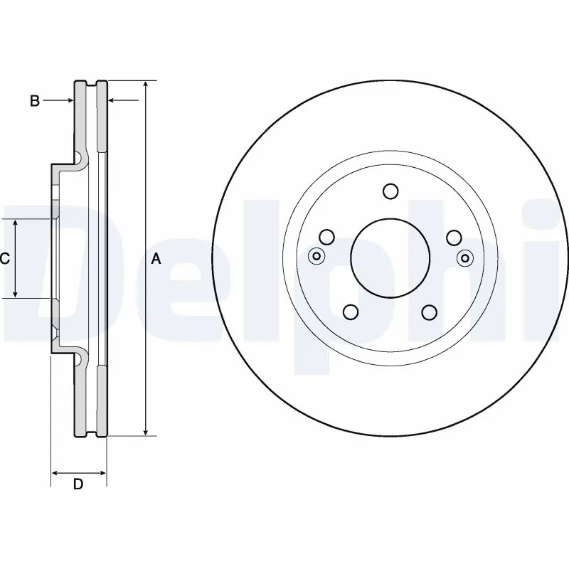 Disco de freno para SsangYong Korando