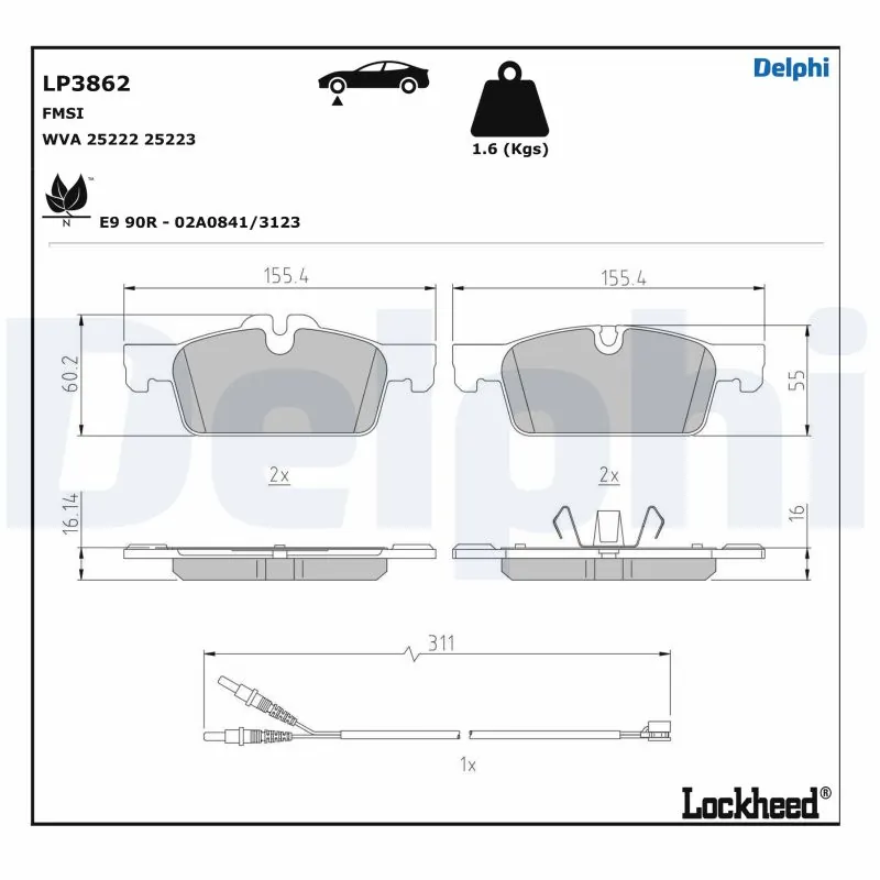 LP3862 Delphi
